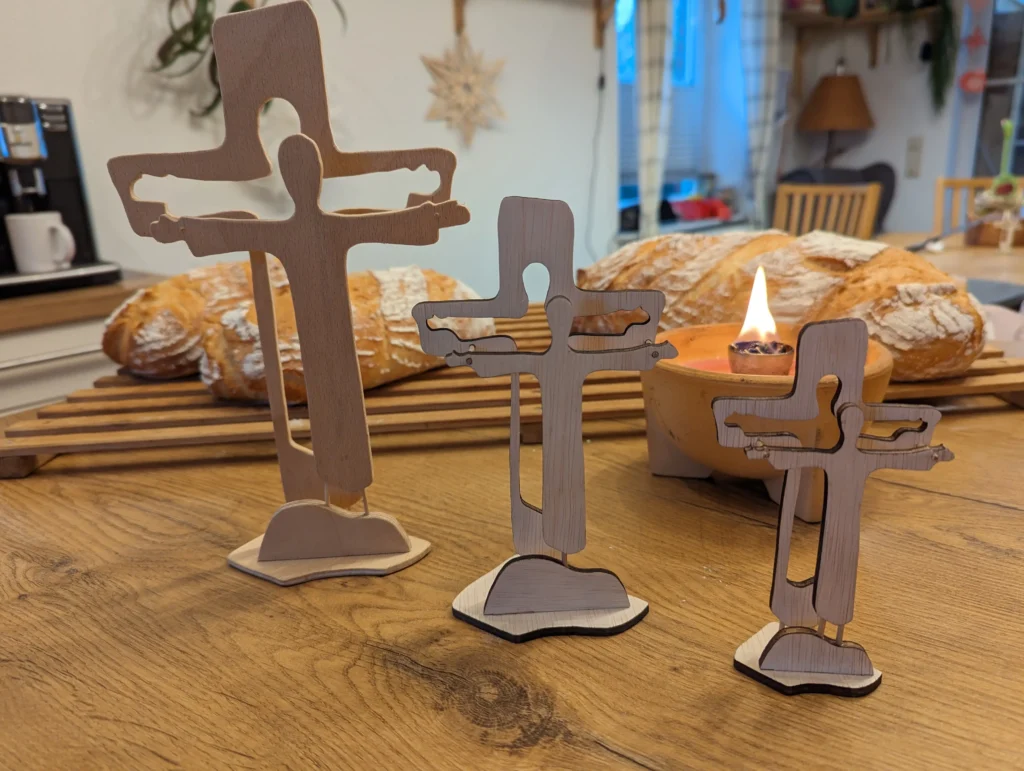 Kreuz in verschiedenen Größen